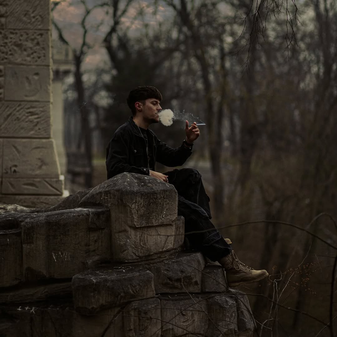 Dramatic portrait photography